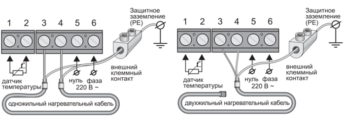 Схема подключения терморегулятора Теплолюкс 510 Схема подключения терморегулятора Теплолюкс 510