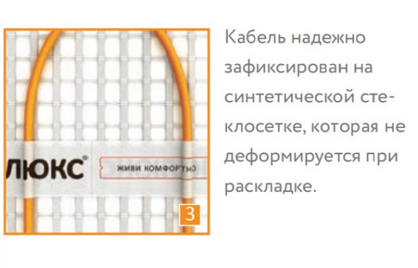 Нагревательный мат Теплолюкс Tropix МНН 80 Вт/0,5 кв.м