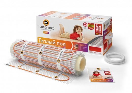 Нагревательный мат Теплолюкс Tropix МНН 80 Вт/0,5 кв.м —