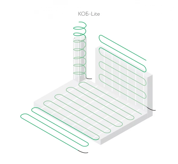 Секция нагревательная кабельная 40КОБ-2-02-0350-020-Lite