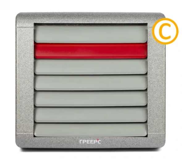 Водяной тепловентилятор ГРЕЕРС ВС-2340С с эпоксидированным теплообменником