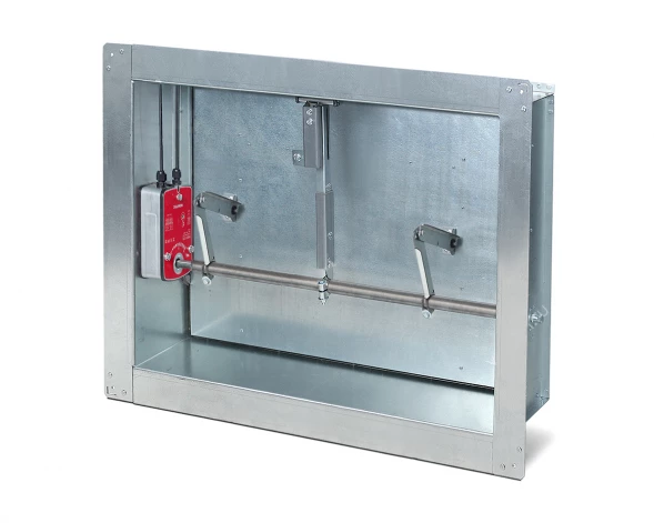 Клапан KD-120-600*600-F1-VN-MN220-04 дымоудаления