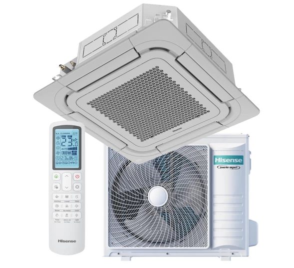 Кассетный инверторный кондиционер Hisense AUC-36UR4RKC8 | PE-QFA/CD | AUW-36U4RK7