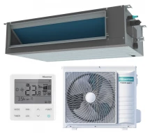 Канальный инверторный кондиционер Hisense ADT-09UX4RBL8/AUW-09U4RS8