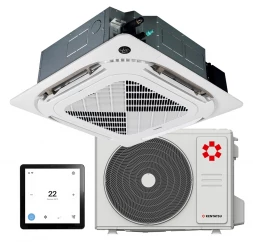 Кассетный инверторный кондиционер Kentatsu KSVB70HZRN1W/KSUNB70HZRN1/KPU95-DR